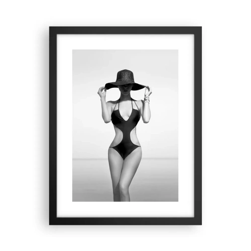 Plagát v čiernom ráme - Volám sa: Elegancia - 30x40 cm