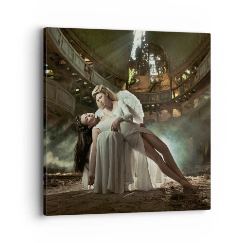 Obraz na plátne - Duch starého divadla - 40x40 cm