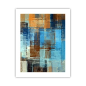 Plagát - Cez modrý závoj - 40x50 cm