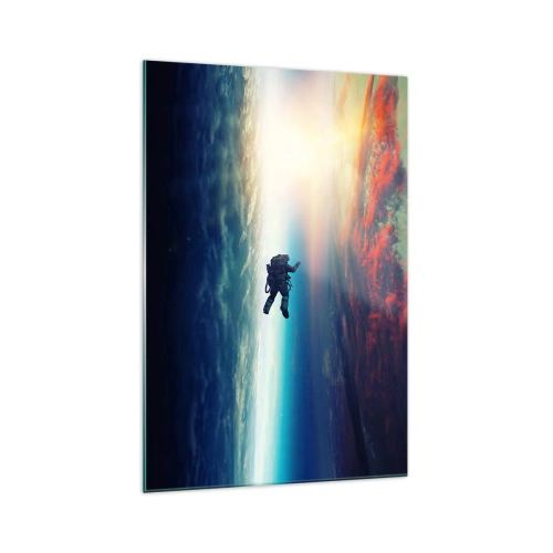Obraz na skle - Tvárou v tvár vesmíru - 70x100 cm