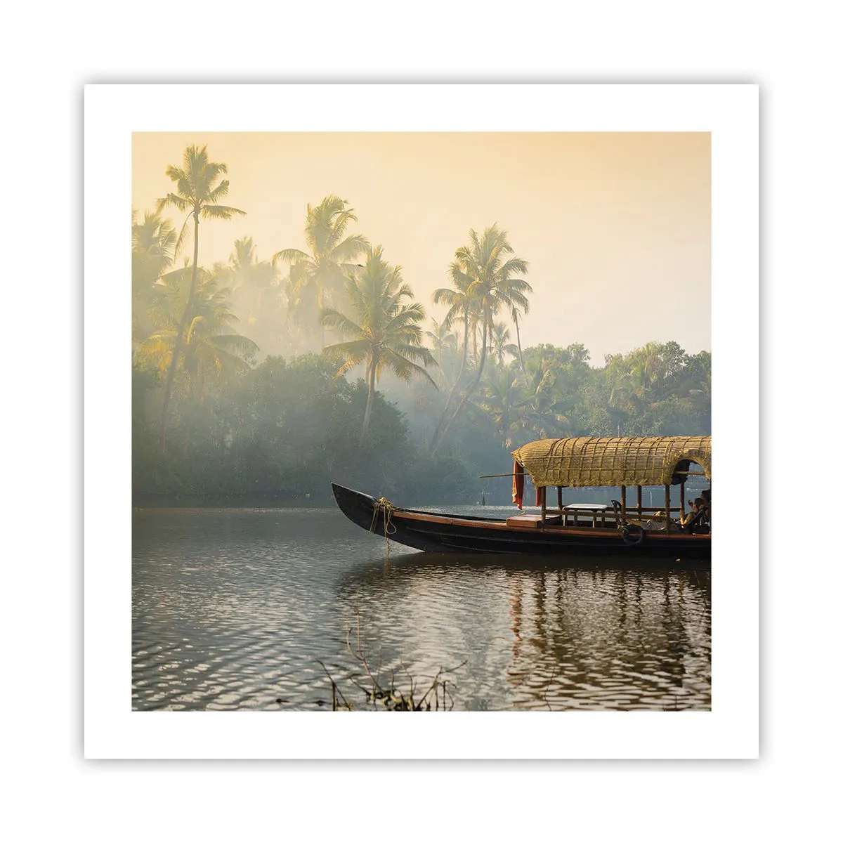 Plagát - Dom na rieke - 50x50 cm