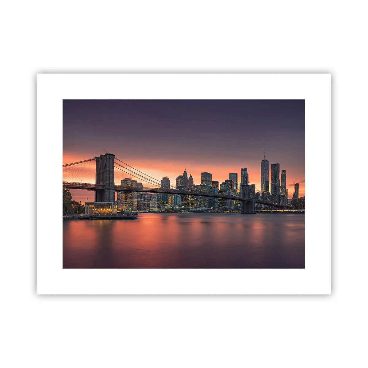 Plagát - Ponorené do ľaliového ticha - 40x30 cm