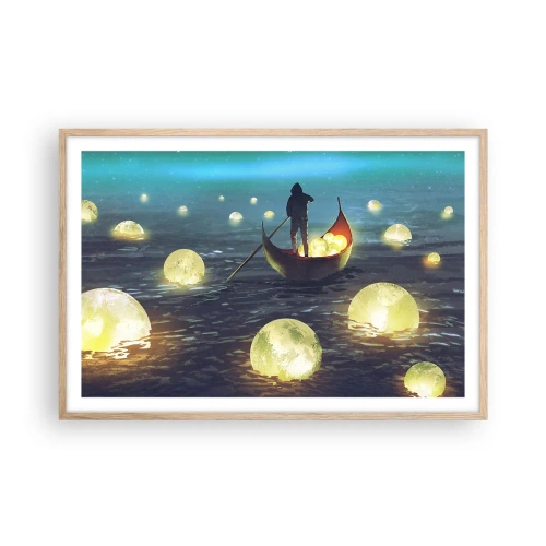 Plagát v ráme zo svetlého duba - Veci, o ktorých sa filozofom nezdá - 91x61 cm