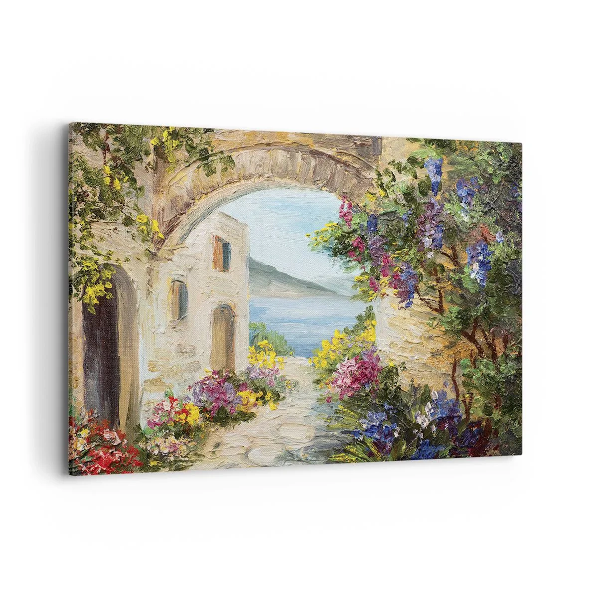 Obraz na plátne - Pôvab pobrežnej krajiny - 100x70 cm