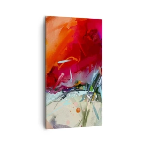 Obraz na plátne - Explózia svetiel a farieb - 45x80 cm
