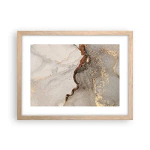 Plagát v ráme zo svetlého duba - Na hranici farieb - 40x30 cm