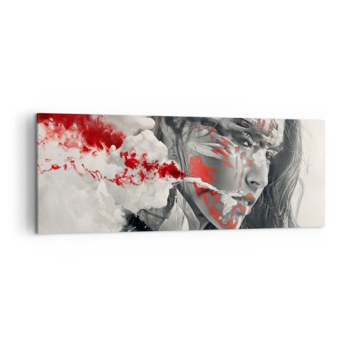 Obraz na plátne - V škárach absurdity - 140x50 cm