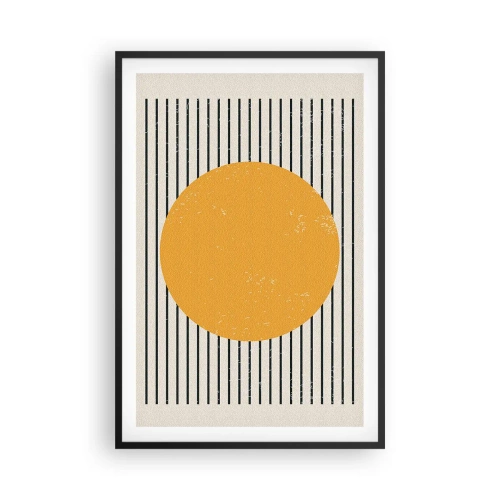 Plagát v čiernom ráme - Sila jednoduchosti - 61x91 cm