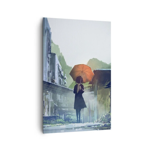 Obraz na plátne - Oživujúci dážď - 80x120 cm