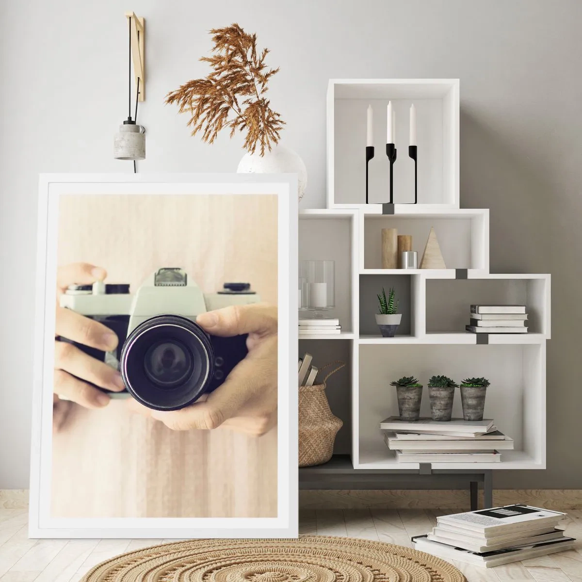 Plagát v bielom ráme - Pre viac informácií… - 50x70 cm