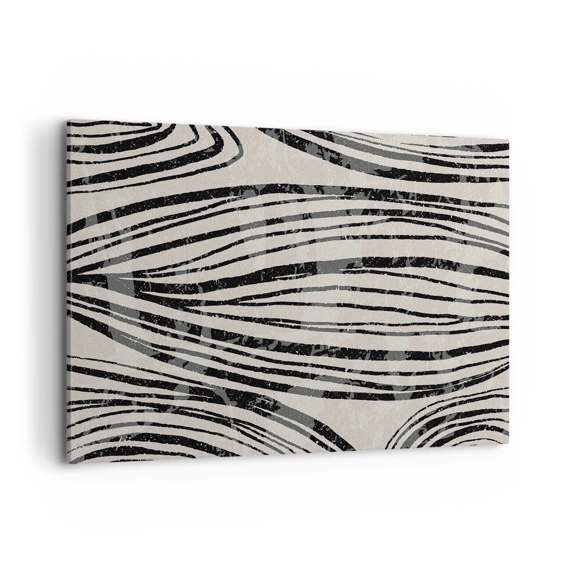 Obraz na plátne - Močiar s líniami - 120x80 cm