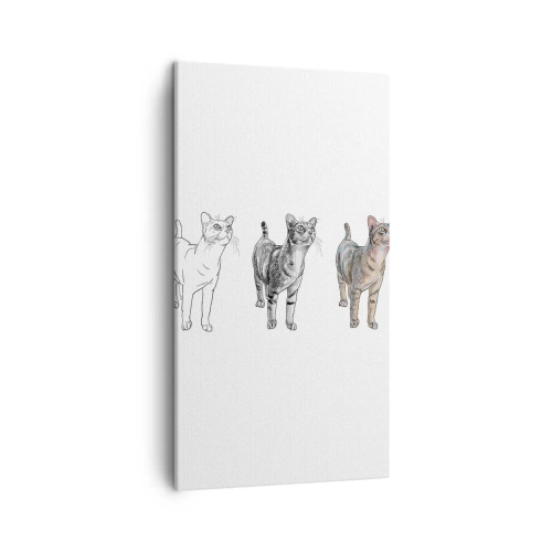 Obraz na plátne - Hodina kreslenia - 45x80 cm