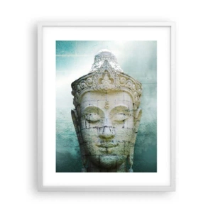 Plagát v bielom ráme - Hľadajúc svetlo - 40x50 cm