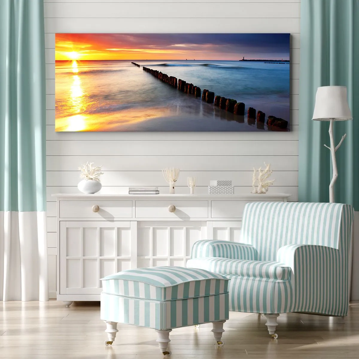Obraz na plátne - Počúvaj ticho - 100x40 cm