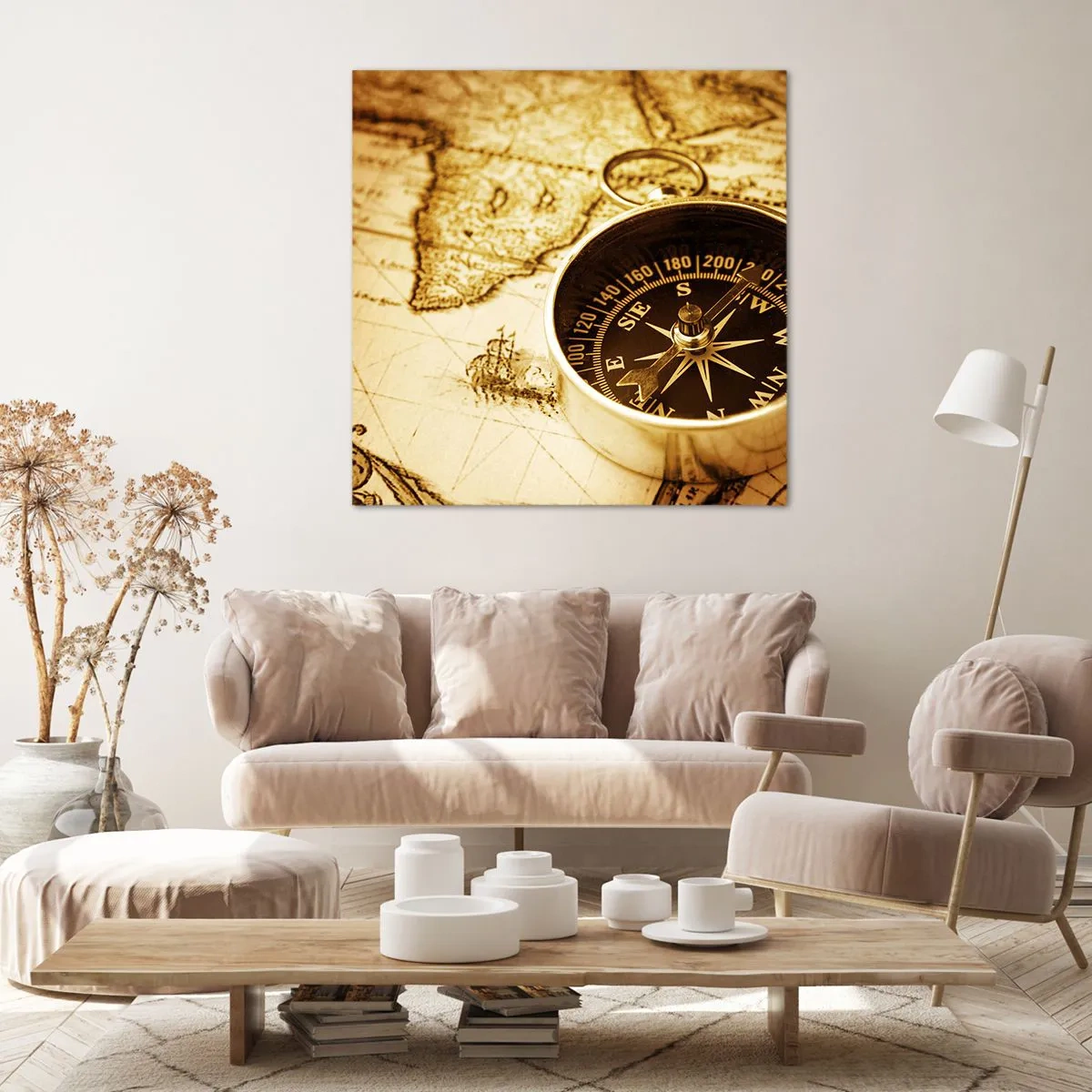 Obraz na plátne - Na východ alebo na západ? - 50x50 cm