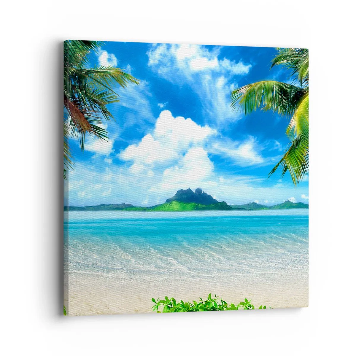 Obraz na plátne - Lazúr trópov - 40x40 cm