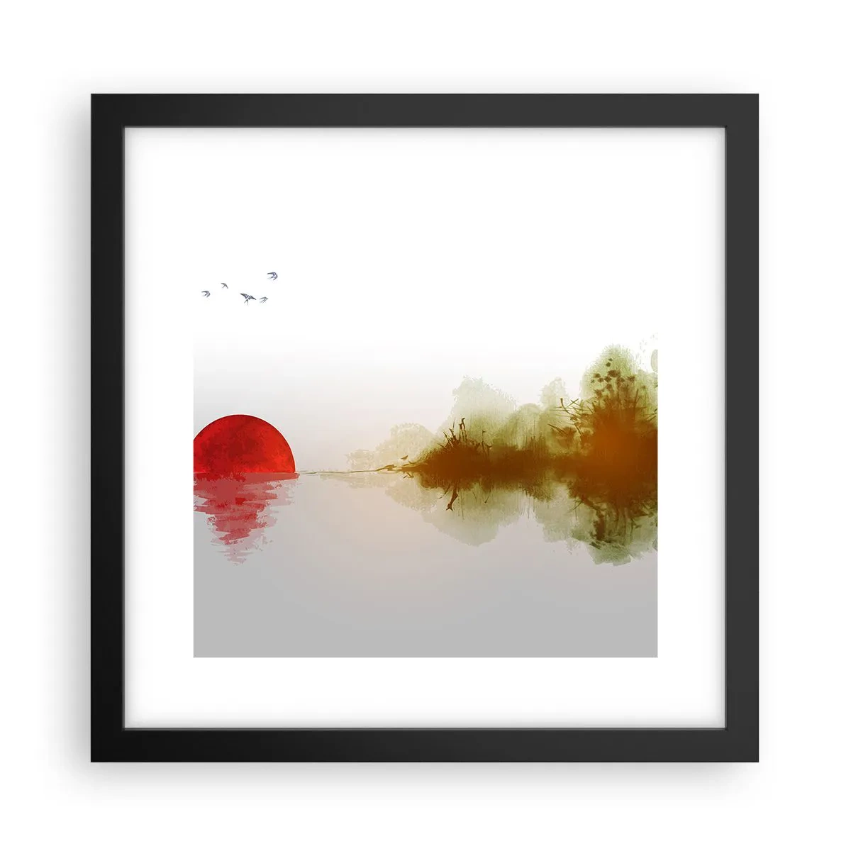 Plagát v čiernom ráme - Prísľub pokoja - 30x30 cm