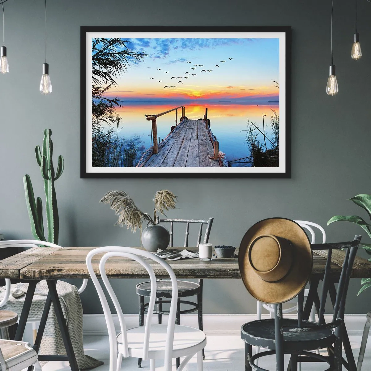 Plagát v čiernom ráme - Je čas isť späť… - 50x40 cm