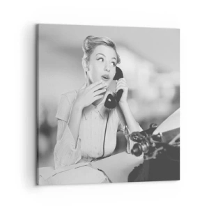 Obraz na plátne - Halo, tu sú 50. roky. - 50x50 cm