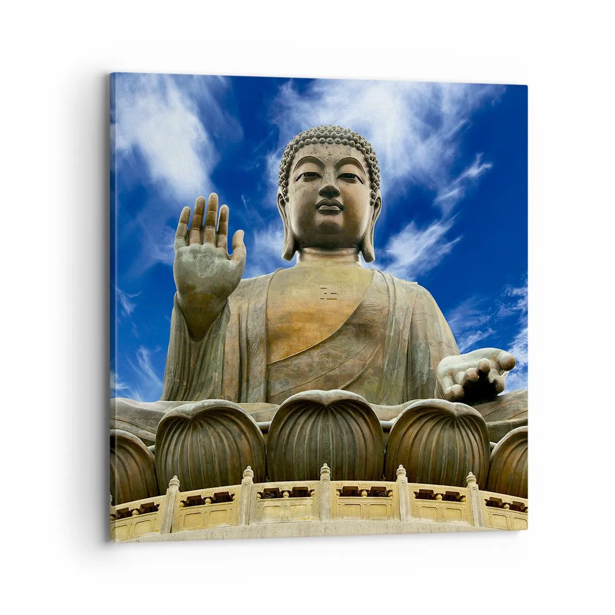 Obraz na plátne - Ži bez strachu - 70x70 cm