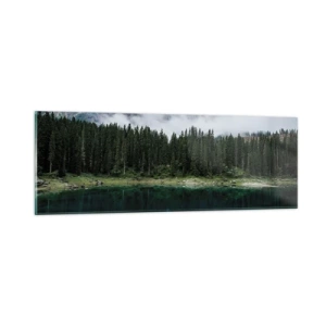 Obraz na skle - Ticho, ticho, neprebuďme spiacu vodu…. - 90x30 cm