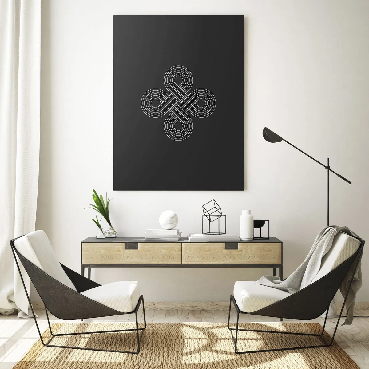Obraz na skle - V keltskom duchu - 80x120 cm