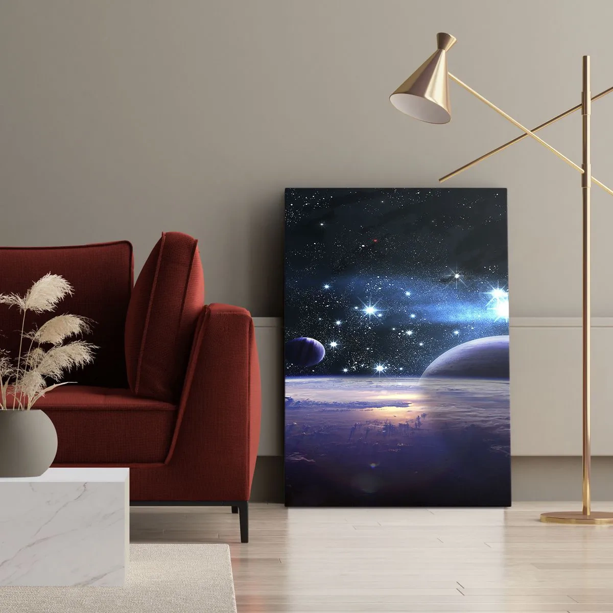 Obraz na plátne - Stále sami? - 70x100 cm