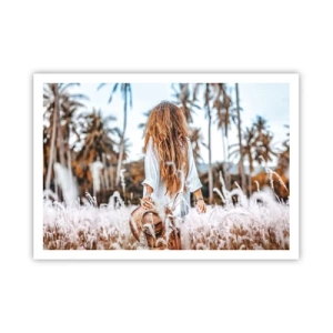 Plagát - Zrodená z trávnej páperie - 100x70 cm