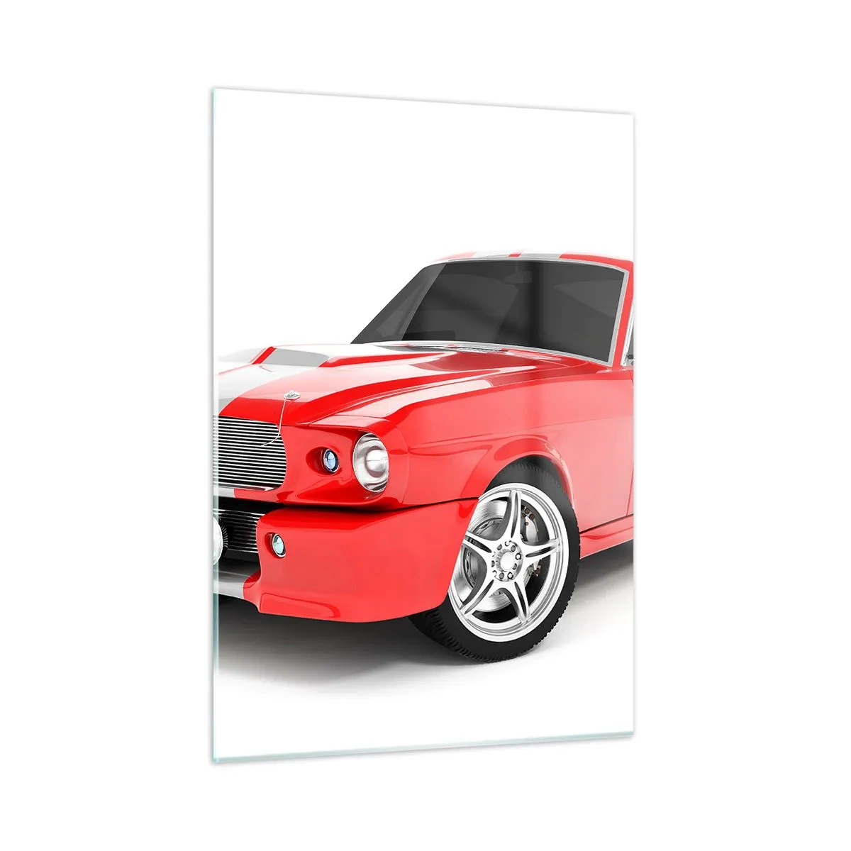 Obraz na skle - Mustang rýchly ako vietor - 50x70 cm