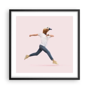 Plagát v čiernom ráme - Štipka absurdity - 50x50 cm