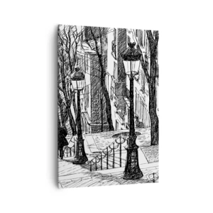 Obraz na plátne - Milostný príbeh alebo horor? - 70x100 cm