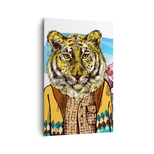 Obraz na plátne - Nie je tak divoký ako ho kreslia - 80x120 cm