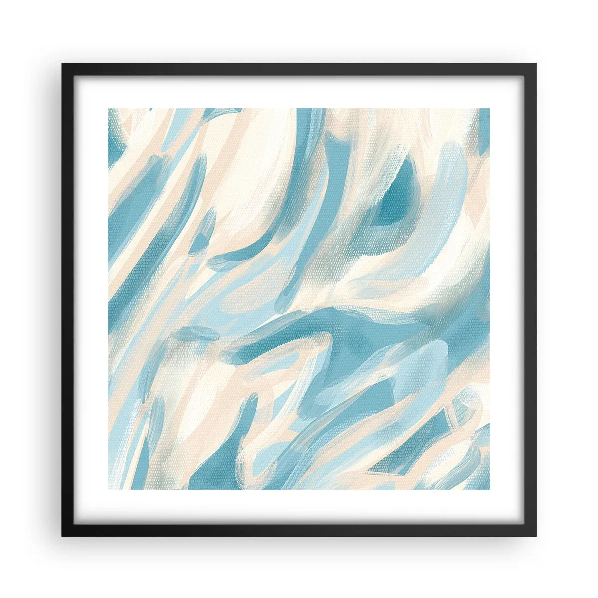 Plagát v čiernom ráme - Jarné závany - 50x50 cm