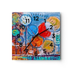 Nástenné hodiny - Rozmanitosti - 40x40 cm