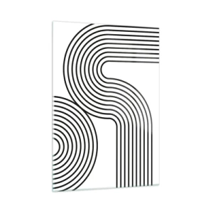 Obraz na skle - V zákrute - 50x70 cm