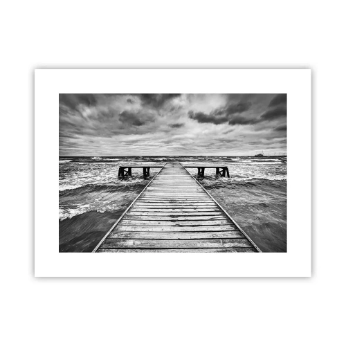 Plagát - Čakám na vietor, čo rozfúka… - 40x30 cm