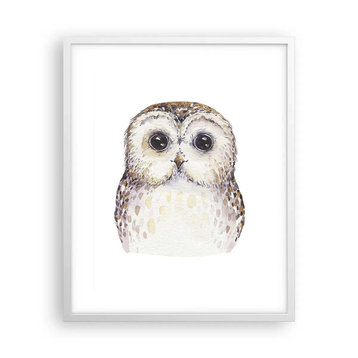 Plagát v bielom ráme - Pozri sa mi do očí - 40x50 cm