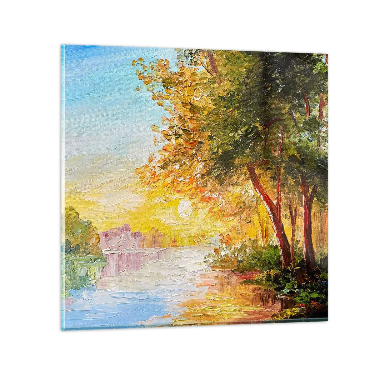 Obraz na skle - Et in Arcadia ego - 60x60 cm