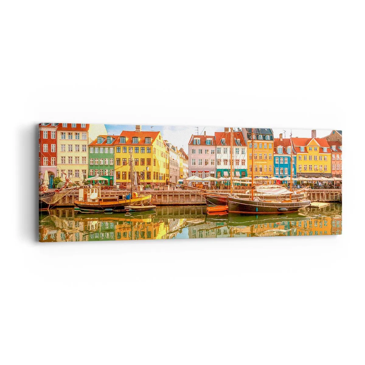 Obraz na plátne - Pri vode hladkej ako zrkadlo - 90x30 cm