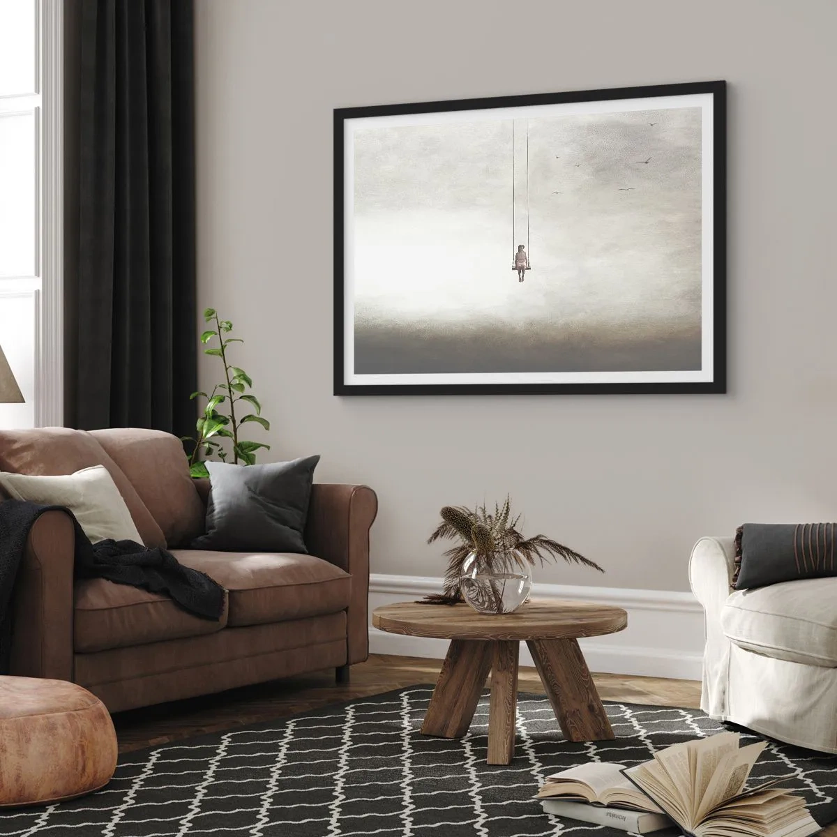 Plagát v čiernom ráme - Dieťa v nás - 91x61 cm