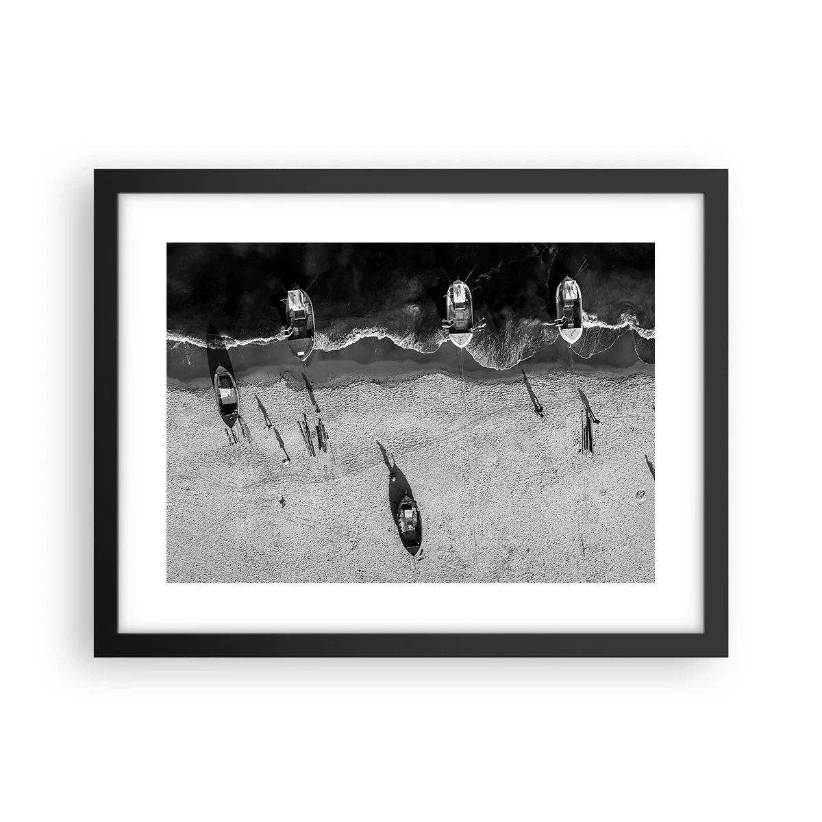 Plagát v čiernom ráme - Ešte na brehu… - 40x30 cm