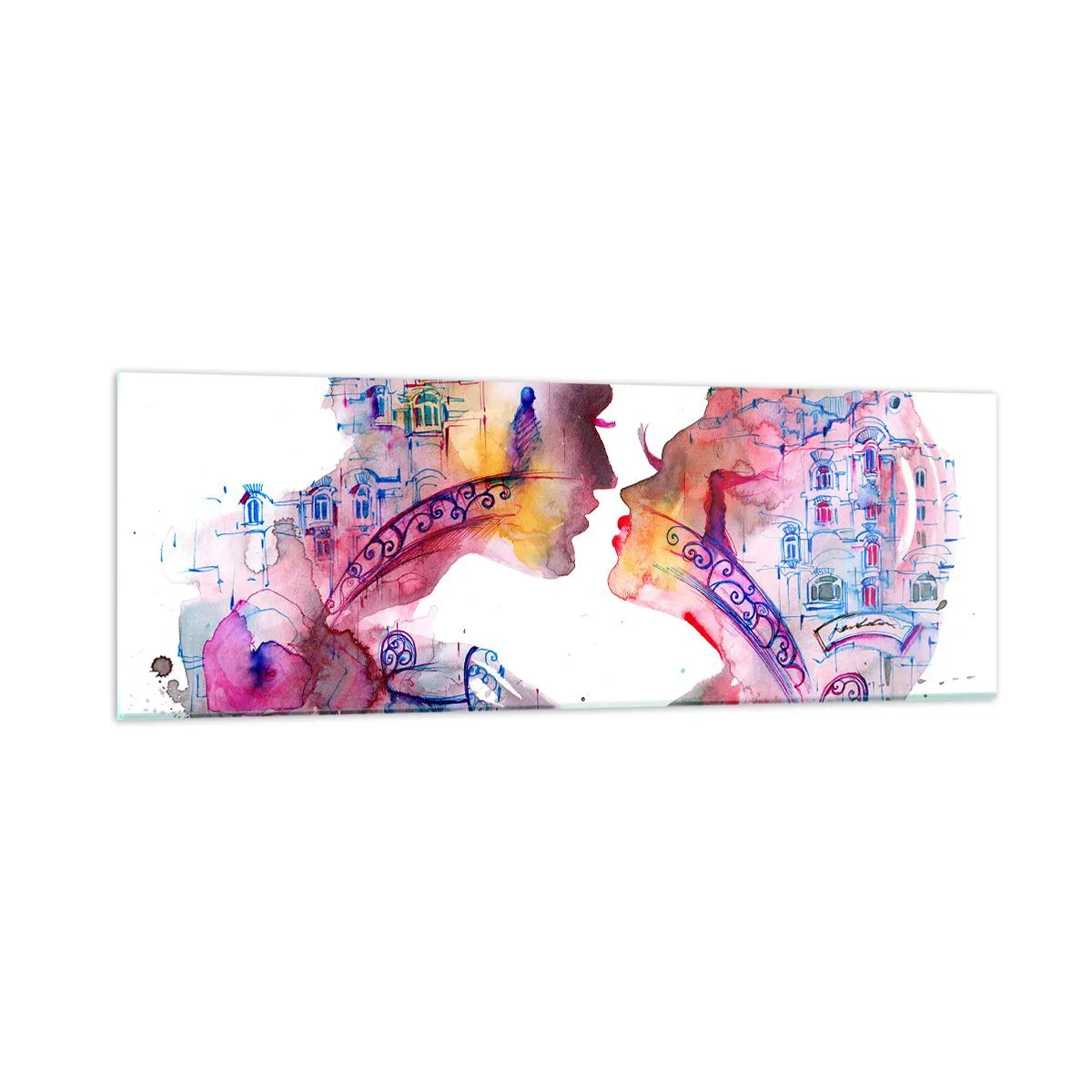 Obraz na skle - Tajomný most vzdychania - 90x30 cm