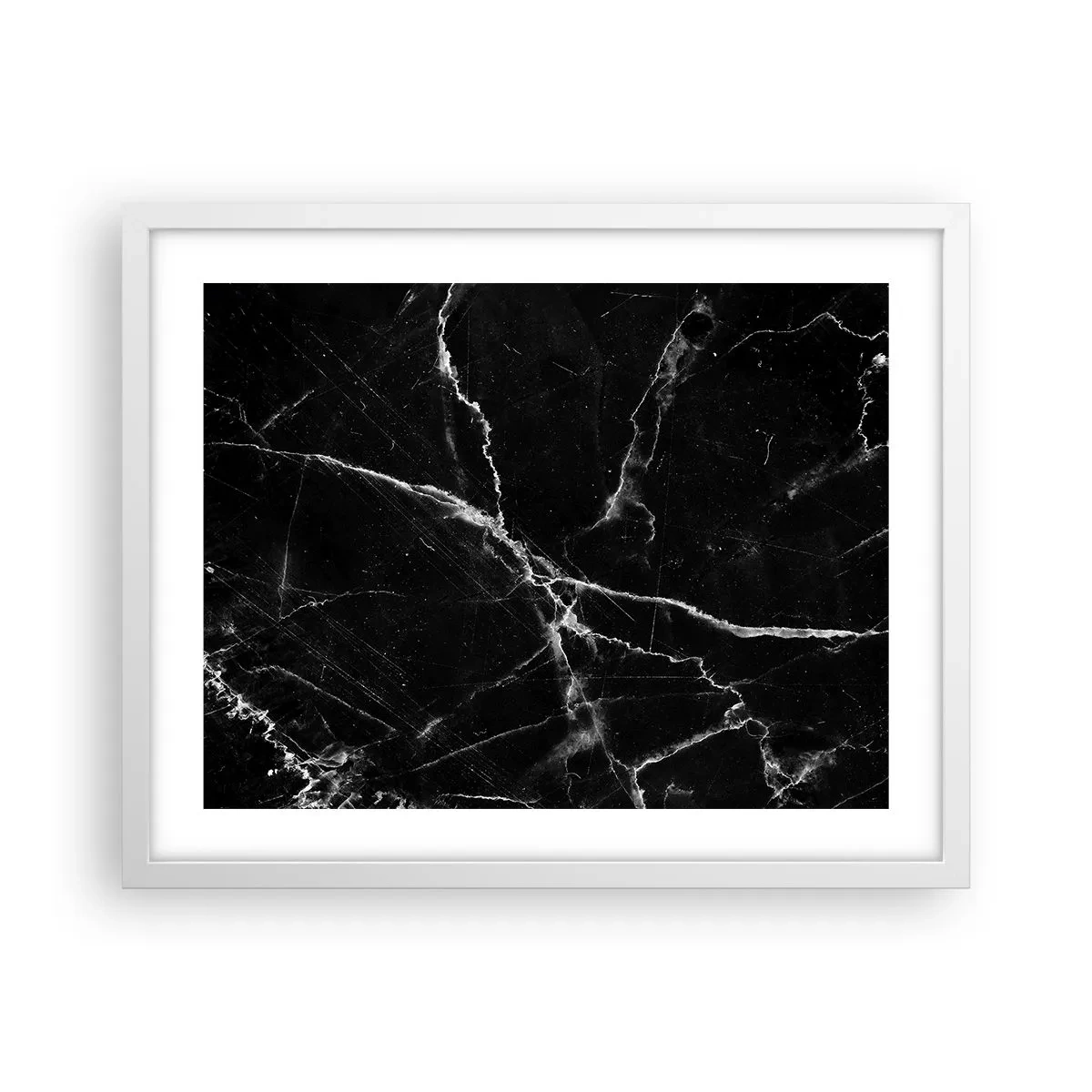 Plagát v bielom ráme - Tajomný život kameňa - 50x40 cm