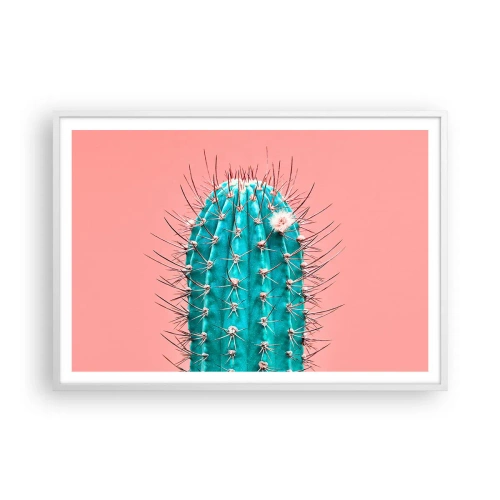 Plagát v bielom ráme - Len pozeraj - 100x70 cm