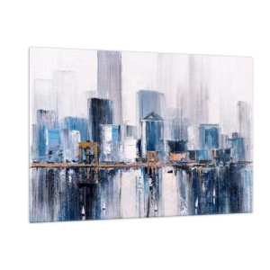 Obraz na skle - Newyorská impresia - 120x80 cm