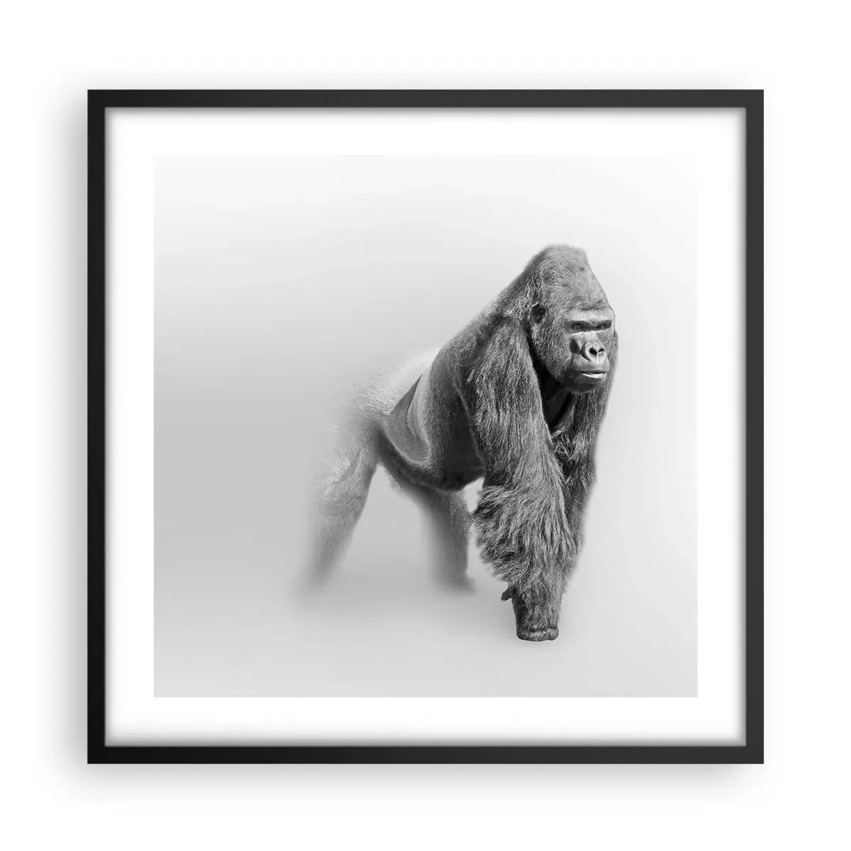 Plagát v čiernom ráme - Istý si svojou silou - 50x50 cm