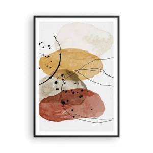 Plagát v čiernom ráme - Ako ľahký, priezračný vzduch - 70x100 cm