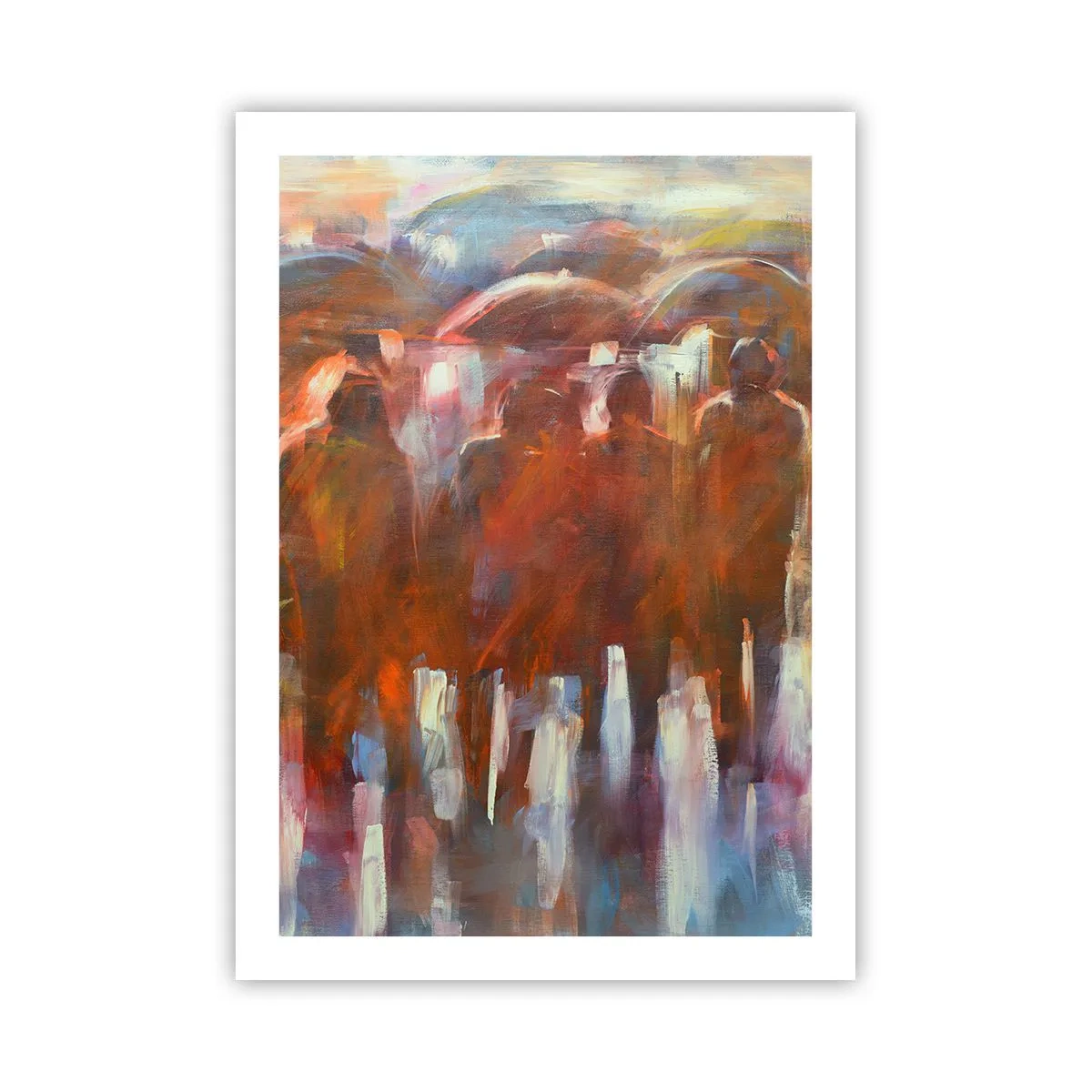 Plagát - Rovnocenní v daždi a hmle - 50x70 cm