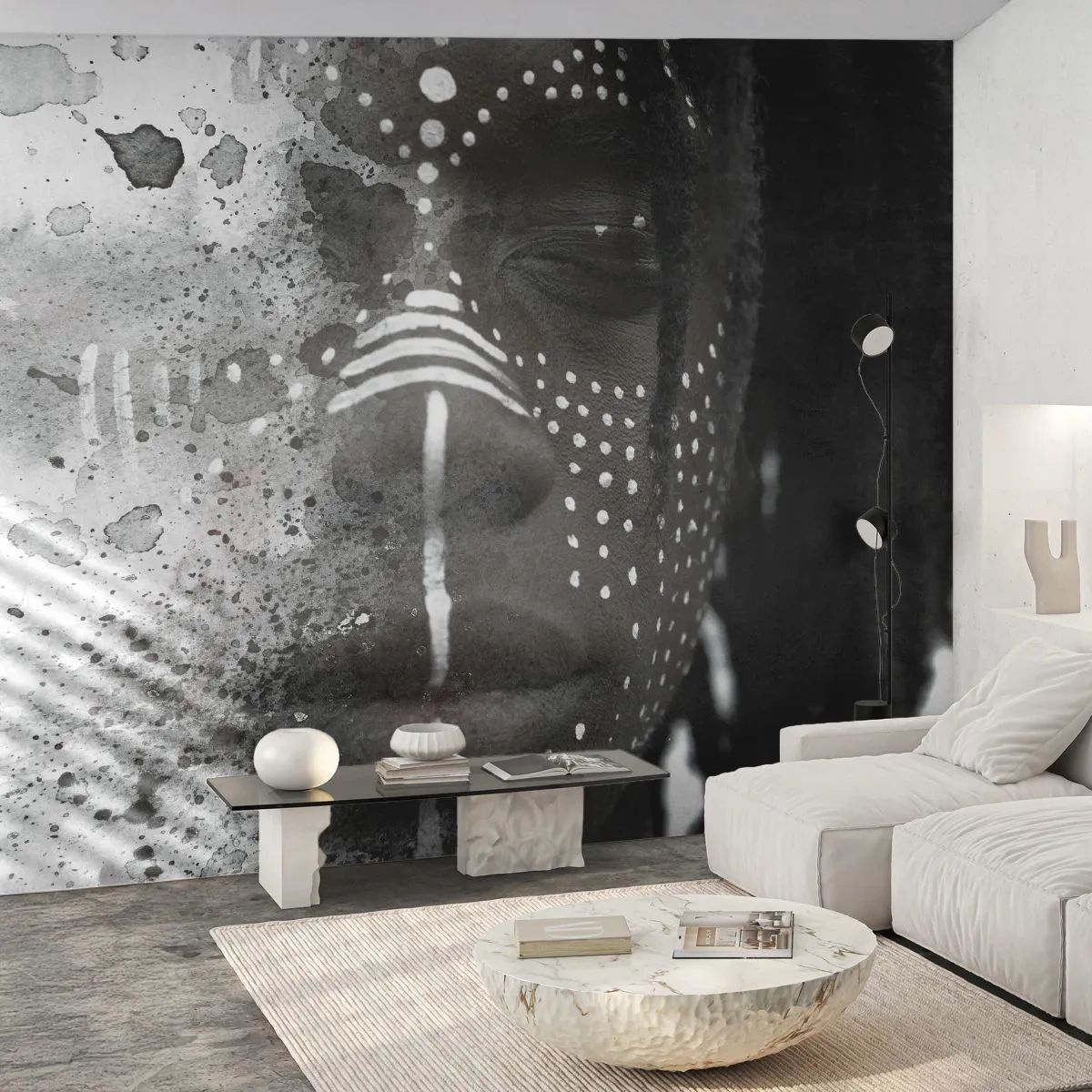 Fototapeta Premium Sand - Objav pôvodného ducha - Portrét ženy, Žena, africký Američan - 400x280 cm