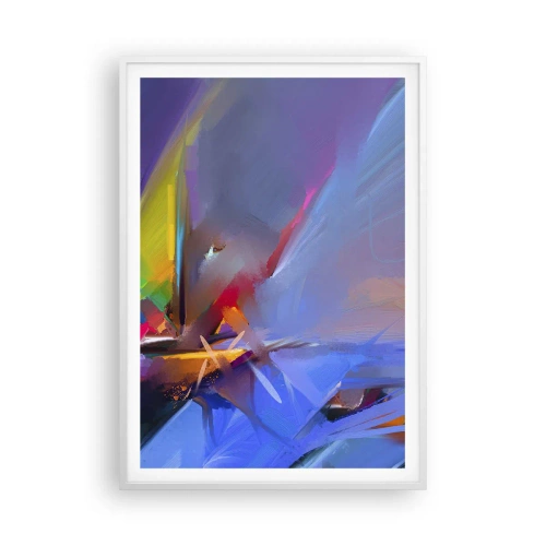 Plagát v bielom ráme - Preletela ako vták - 70x100 cm